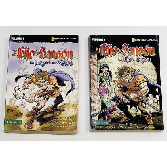LOT 2 Hijo de Samson BOOKS Volumen 1 & 2 by Gary Martin (Paperback, 2008) EUC - Picture 1 of 4